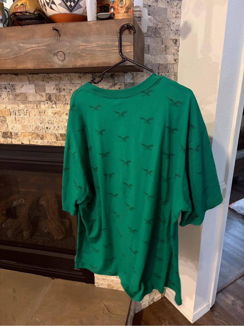 Kelly Green Mitchell & Ness Graphic Tee Philadelphia Eagles - Picture 2 of 4
